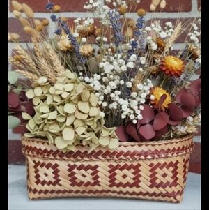 Woven Tribal Basket Tray